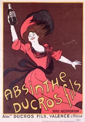 Az „Absinthe Ducros fils” reklámja, 1901